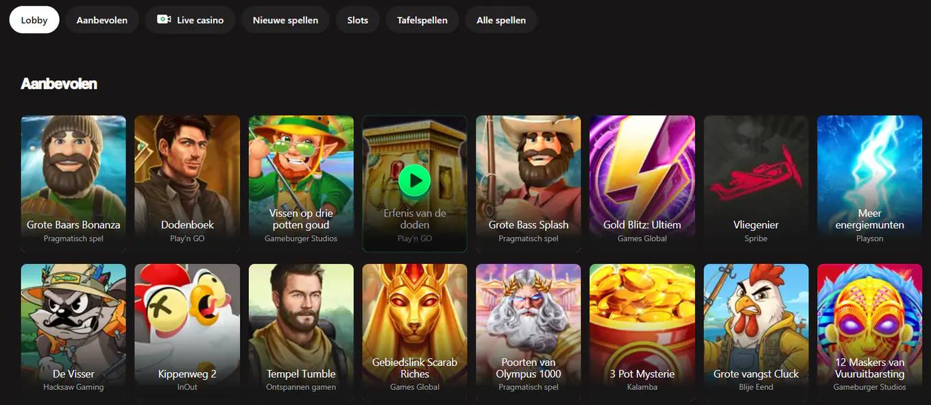 betninja casino spellobby